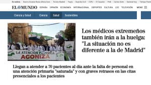 huelga de medicos en Extremadura