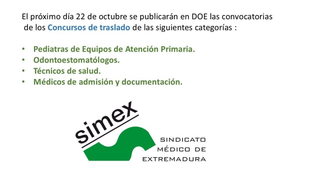 noticia de concurso de traslados 2025